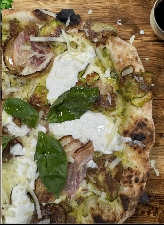 PIZZA GUANCIALE  60X40 CM